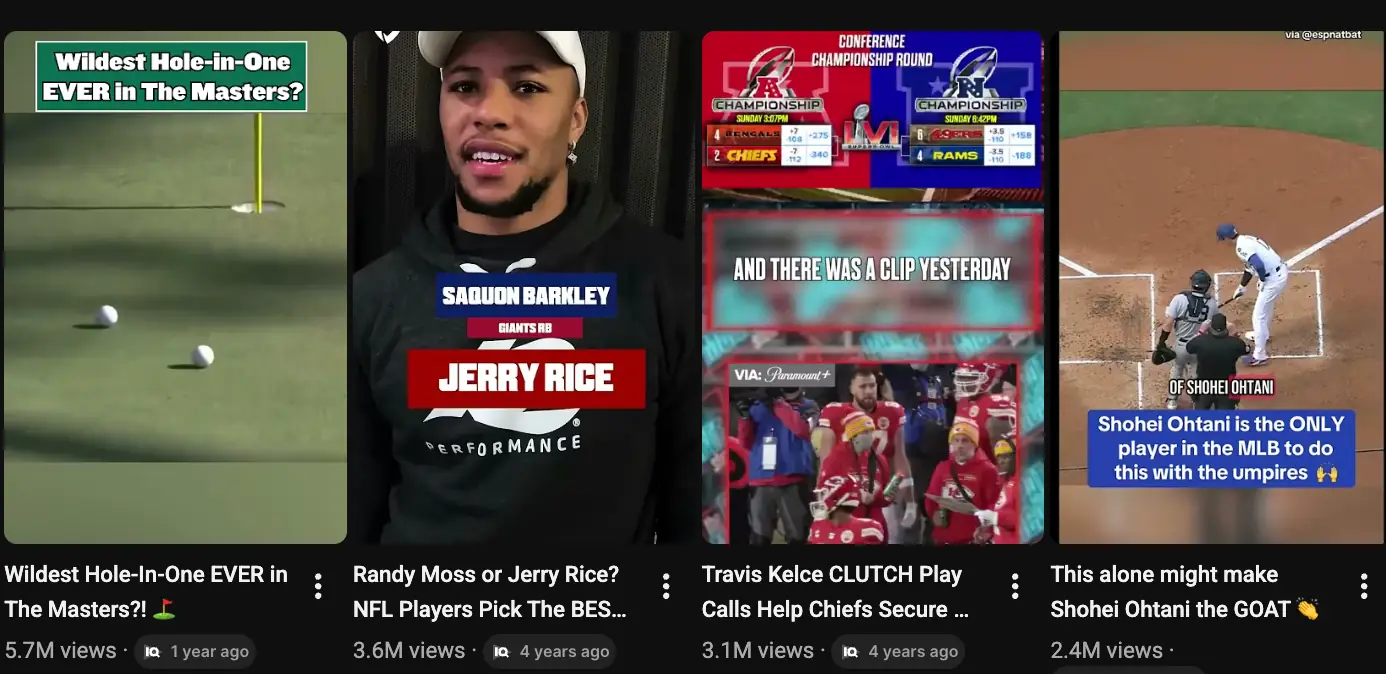 R0BATO viral sports video examples with multi-million views