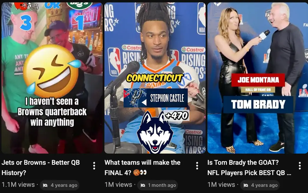 R0BATO viral sports video examples with one million views